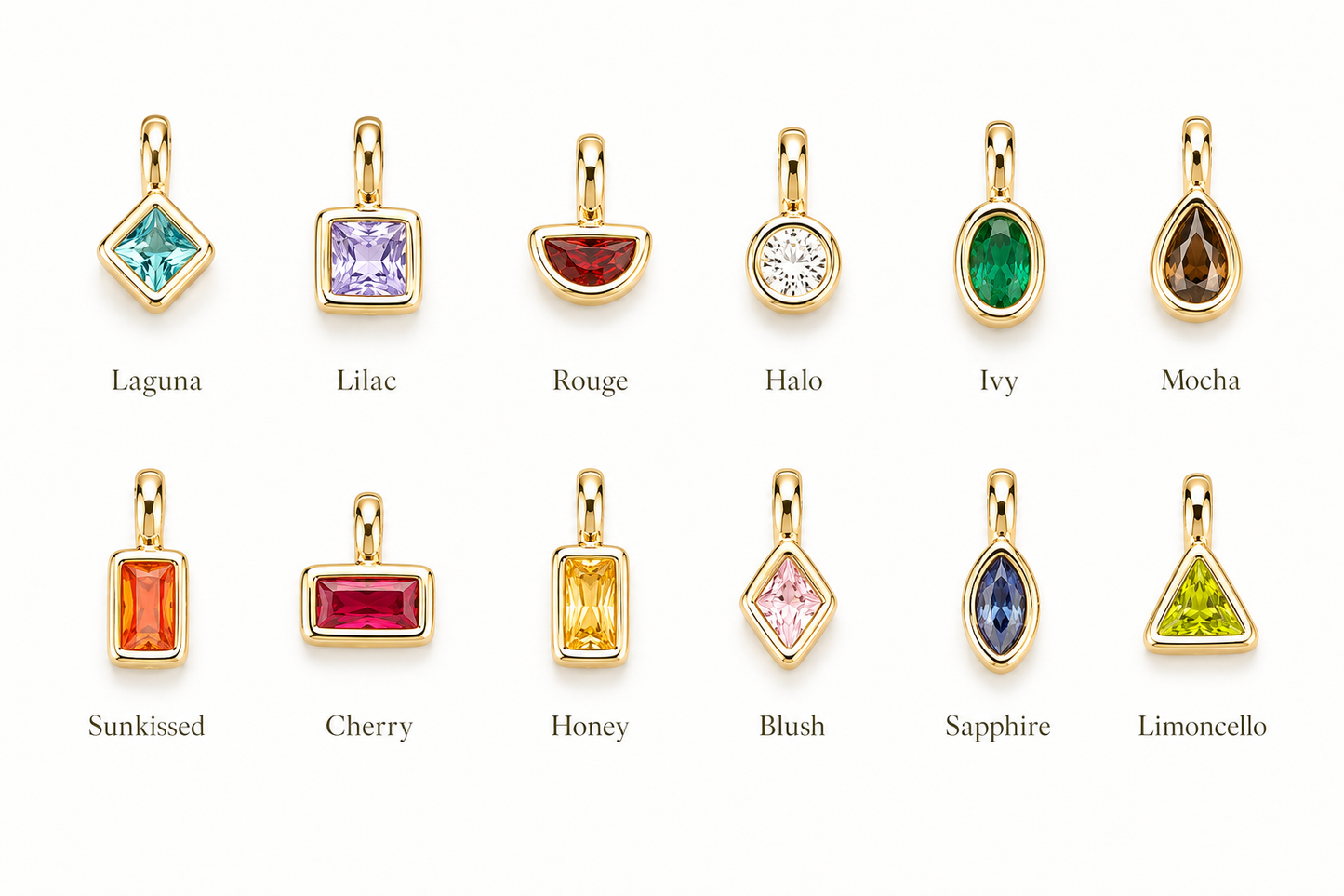 Serena charm necklace