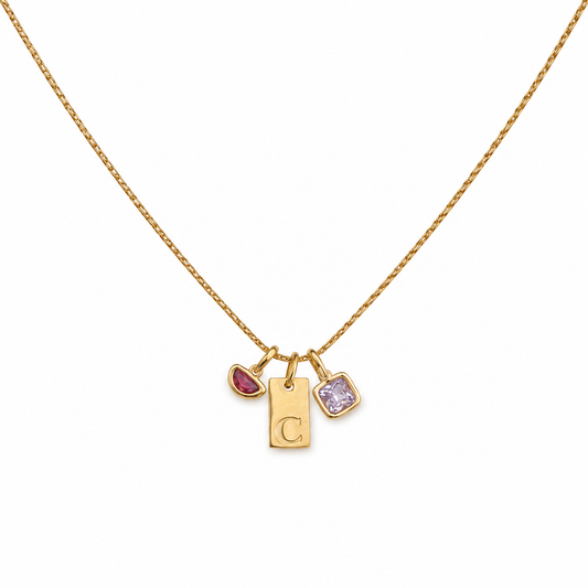 Serena charm necklace