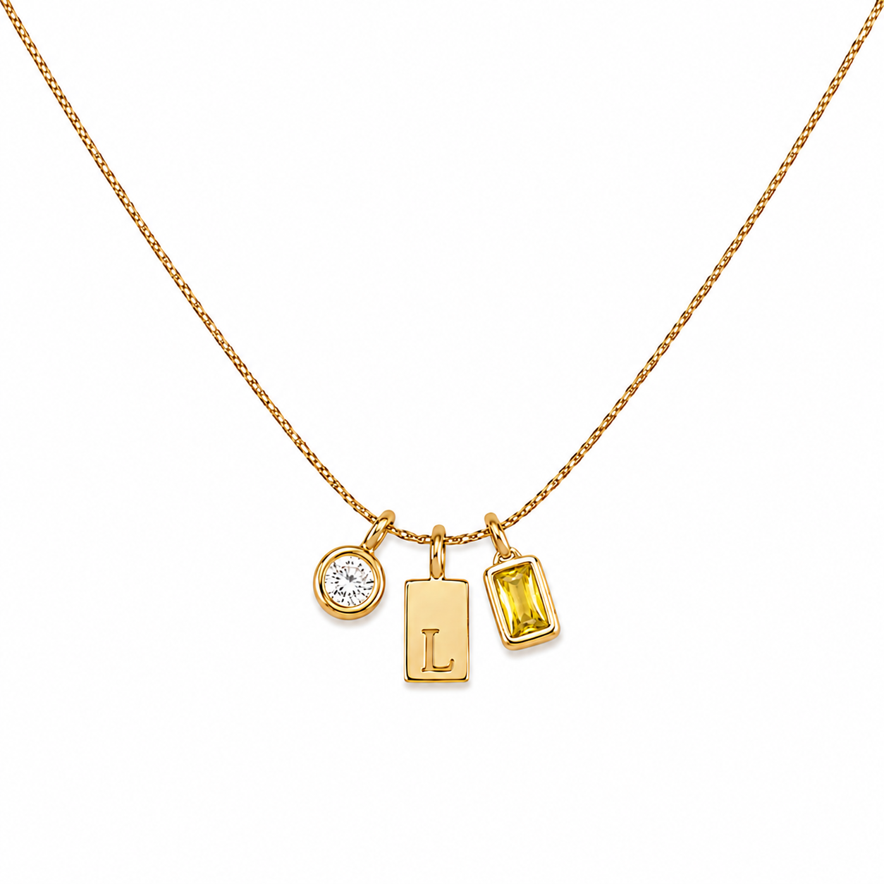 Serena charm necklace